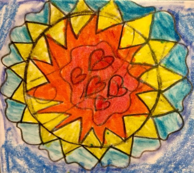 red river youth academy window art